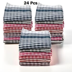 Kitchen Duster(Pack of 24) | Super Absorbent Multi-Purpose Cleaning Cloth | Bartan, Slab, Gas Stove, Tiles, Home Cleaning Duster
