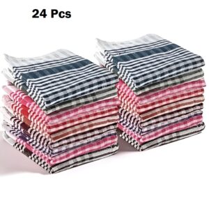 Tamsa Prime Kitchen Duster(Pack of 24) | Super Absorbent Multi-Purpose Cleaning Cloth | Bartan, Slab, Gas Stove, Tiles, Home Cleaning Duster