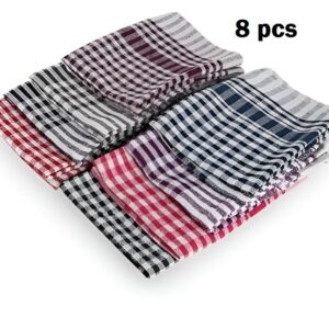 Best Kitchen Duster(Pack of 8) | Super Absorbent Multi-Purpose Cleaning Cloth | Bartan, Slab, Gas Stove, Tiles, Home Cleaning Duster