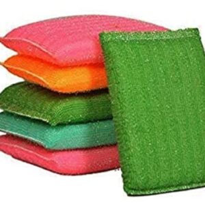 Best Quality Foam Scrub Pad, (Pack of 6)Foam pad , MultiColor Foam Pad , Juna, Katha , Scrubber